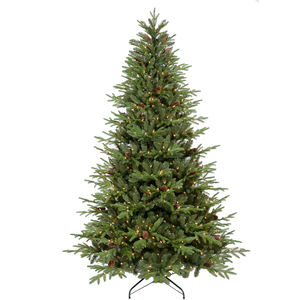 Venta al por mayor de fábrica de Guangdong árbol de Navidad con bisagras Pvc Pino baya árbol de Navidad Lightsnow árbol de Navidad de madera - Product Image 1