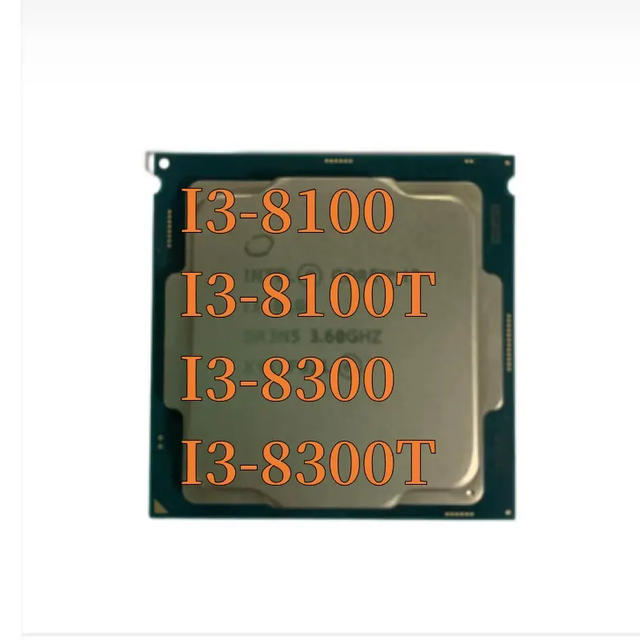 Core I3 8100 8100T 8300 8300T Cpu for Desktop Computer Used Computer Cpus