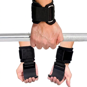 Beast Fitness neopreno gimnasio muñequera logotipo personalizado alto bíceps ganchos pesados cómodo deportes seguridad características para entrenamiento - Product Image 1