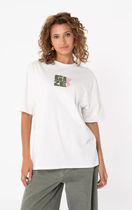 <span class=keywords><strong>Camiseta</strong></span> Personalizada <span class=keywords><strong>con</strong></span> Estampado Gráfico para <span class=keywords><strong>Mujer</strong></span> - <span class=keywords><strong>Camiseta</strong></span> Extra Grande 100% Algodón <span class=keywords><strong>con</strong></span> Estampado de Letras en la Espalda, OEM/ODM por Fábrica de Ropa de China - Product Image 2