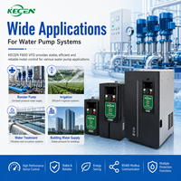 Pompa Air KECEN F600 AC Drive Variable Frequency Drive 380V 3 Fasa VFD Kontrol Pompa Tekanan Konstan 0.75kW-75kW