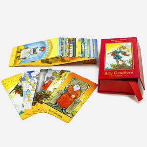 <span class=keywords><strong>Cartas</strong></span> de <span class=keywords><strong>Tarot</strong></span> y Oráculo con Significados Espirituales Personalizados de Fábrica, con Guía Impresa, <span class=keywords><strong>Cartas</strong></span> de <span class=keywords><strong>Tarot</strong></span> Rusas de Lujo con Caja con Tapa y Base - Product Image 2