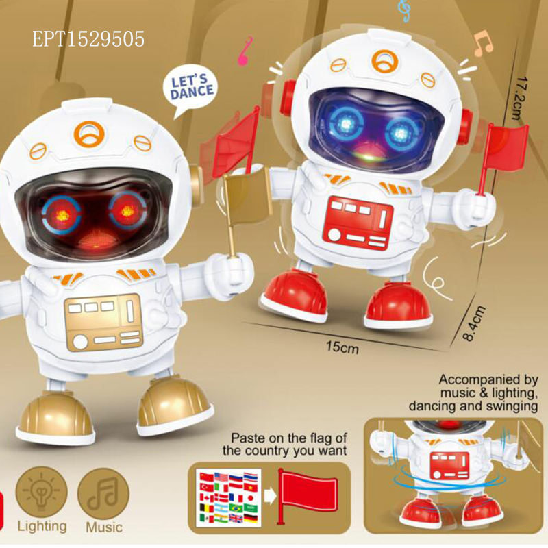 EPT1529505- Spin Dance Robot w/ Lights & Music(72pcs/ctn)