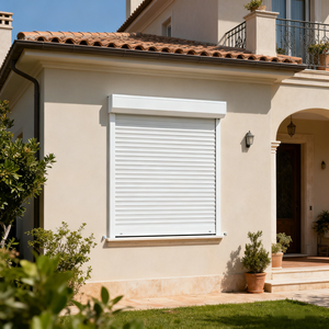 ستائر دوارة أوتوماتيكية عمودية حديثة عالية الجودة من سبائك الألومنيوم مع تحكم عن بعد، سهلة الصيانة للفنادق - Product Image 3