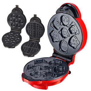 เครื่องทำวาฟเฟิลแบบไฟฟ้า3 4 <span class=keywords><strong>5</strong></span> in 1แบบถอดได้เครื่องทำวาฟเฟิลแบบ4ชิ้นขนาด<span class=keywords><strong>5</strong></span>นิ้วสำหรับทำอาหารพื้นผิวโดนัทแบบป๊อปทำแซนวิชเครื่องทำแซนวิชวาฟเฟิล - Product Image 6