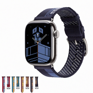 Bracelet en nylon tressé de style classique Betterconn pour Watch S12 avec boucle à ardillon, largeur de bracelet 49 mm (Modèle 78910) - Product Image 1