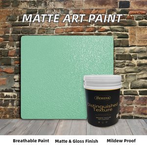 Tinh Tế Nội Thất Matte Bộ Sưu Tập Nội Thất Tường Nghệ Thuật Lớp Phủ Vỏ Trứng Cho Acrylic Nghệ Thuật Sơn Kháng Khuẩn - Product Image 2