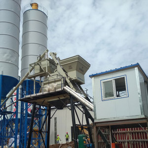 Fabrika Fiyatı HZS75 Beton Karıştırma Tesisi, Kaldırma Hazneli 75m3 Sabit Beton Santrali - Product Image 5