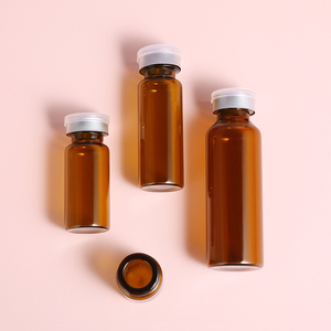 Hochwertiges pharmazeut isches Fläschchen glas Custom Blue Amber <span class=keywords><strong>Empty</strong></span> Tritium 2ml 3ml 5 m10ml Glasflaschen mit Verschluss kappen Gummi - Product Image 4