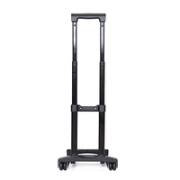 Gagang chariot haut-parleur poignée koper métal bagages télescopique aluminium robuste sac de voyage cadre de chariot avec roue