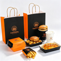 Échantillon Gratuit : Boîte en Carton Jetable pour Frites, Emballage Alimentaire Personnalisé, Boîtes à Burgers, Boîtes à Poulet Frit, Boîtes à Popcorn, Contenant à Emporter