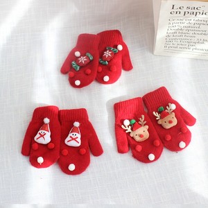 Hot Sale Fashion 3D Aecoration Christmas Gift Hand Soft Knitted <strong>Gloves</strong> Thermal Wool <strong>Gloves</strong> - Product Image 2
