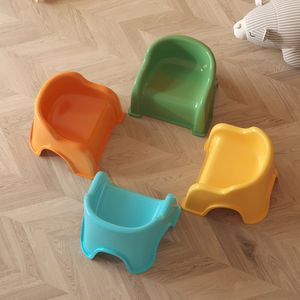 Colorful <b>Children's</b> <b>Stool</b> Large Square Type Multifunction 0-12 Months Bath Seat Home Use - Product Image 1