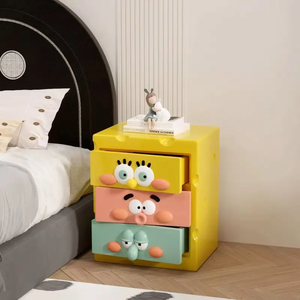 SpongeBob SquarePants Creative Cartoon Bedside <strong>Table</strong> Home Bedroom <strong>Storage</strong> Cabinet Living Room Sofa <strong>Corner</strong> <strong>Table</strong> - Product Image 3