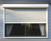 Volets roulants automatiques/électriques/manuels en aluminium, volets anti-ouragan, portes et fenêtres à enroulement