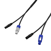Câble d'alimentation et de signalisation 2-en-1 SHEHDS avec connecteurs PowerCon/XLR pour le contrôle DMX de l'éclairage de scène