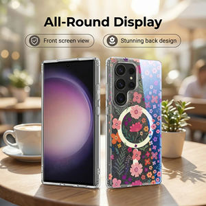Funda Magnética con Flores Secas Reales para <span class=keywords><strong>iPhone</strong></span> 17 Pro, Compatible con Carga Inalámbrica, para <span class=keywords><strong>iPhone</strong></span> 16 15 14 <span class=keywords><strong>13</strong></span> 12 - Product Image 3