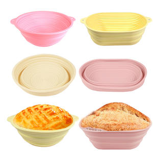 Herramienta para Hornear, Cesta <span class=keywords><strong>de</strong></span> Silicona Plegable Antiadherente para Masa <span class=keywords><strong>de</strong></span> Horno - Product Image 1