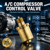 Compresseur de climatisation haute performance 12V Sanden SD7V16 SD7V12 SD6V12 avec vanne de commande pour Fiat, Peugeot, Renault, Land Rover, Seat, Skoda