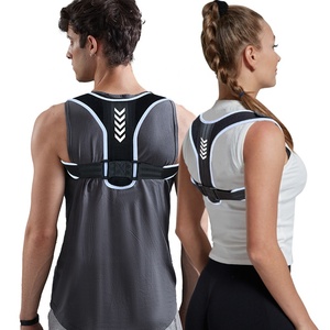 Qiangjin unisex một kích thước tư thế Corrector cho phụ nữ và nam giới trở lại ép tóc có thể điều chỉnh dây đai Brace hỗ trợ - Product Image 1