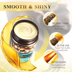 AUGEAS Masque de traitement capillaire <span class=keywords><strong>magique</strong></span> à réparation rapide Masque capillaire naturel bio au collagène doux et lisse de marque privée - Product Image 2