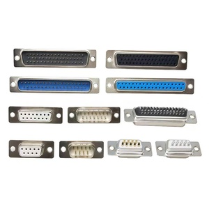 Connecteur série <span class=keywords><strong>DB9</strong></span>/15/25/37 mâle-femelle de type filaire, double rangée, avec connecteur VGA, <span class=keywords><strong>port</strong></span> COM, à broches, contact en laiton, pour montage sur circuit imprimé - Product Image 4