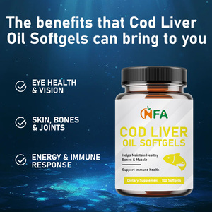 Cápsulas de Aceite de Hígado de Bacalao a Precio de Mayoreo, Ayuda a Mantener Huesos y Músculos Saludables con Omega-3 Total, Suplemento Herbal - Product Image 3