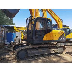 1100 heures de pelle sur chenilles Hyundai 220 d'occasion d'origine coréenne 210-9 220-9 220-9s 225LC-9S 220 pelle d'occasion Hyundai - Product Image 1