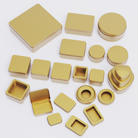Elegante Caja Redonda de Metal para Recuerdos de Boda, Dulces y Regalos, Envase Metálico Colorido para Fiestas y Eventos, Venta al Por Mayor