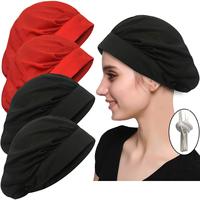 Promotion Service alimentaire filets à cheveux réutilisable lavable maille poussière Chef chapeau personnalisé Restaurant cuisine Chef casquettes chapeau pour la cuisine