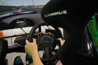 Volant et pédales de simulateur de course CAMMUS F1 - Aluminium, entraînement direct filaire, couple de 15 Nm, compatible PC