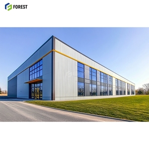 Multi-Story Heavy-Duty Hot-Rolled Steel Frame Quick Installation Co-Working Space Thermal <b>Insulation</b> Welding Processing Service - Product Image 5