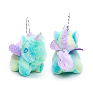 Cute Winged Unicorn Plush Keychain Glitter Horn <b>Angel</b> Stuffed Doll Bag <b>Charm</b> Kids Gift - Product Image 4