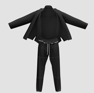 Kimono de Jiu-Jitsu <span class=keywords><strong>sans</strong></span> logo, haute qualité, unisexe, en coton perlé, pour les arts martiaux - Product Image 2