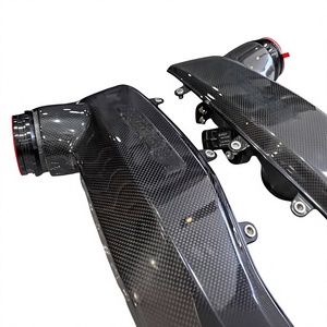 ท่อร่วมไอดีคาร์บอนไฟเบอร์แห้งคุณภาพสูงสำหรับ Ferrari 488 F8 812 รุ่น Pista Style  314837, 314838 - Product Image 6
