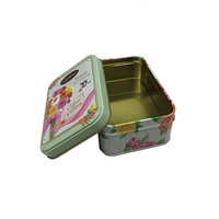Boîte à bonbons personnalisée en métal, boîte à biscuits, boîte à gâteaux, emballage en métal pour desserts, boîte en métal de qualité alimentaire pour boulangerie, logo imprimé