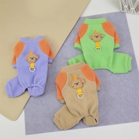 Vêtements mignons pour chiens, costumes pour animaux de compagnie, manteau chaud, combinaison pour chiot, automne hiver