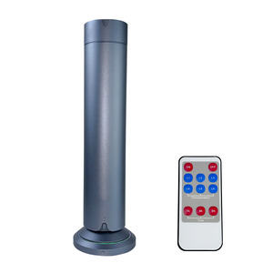 Diffuseur d'arômes intelligent sans eau en alliage d'aluminium, cylindrique, à chargement sans fil, rechargeable, compatible français, pour utilisation sur table, garantie 1 an - Product Image 1