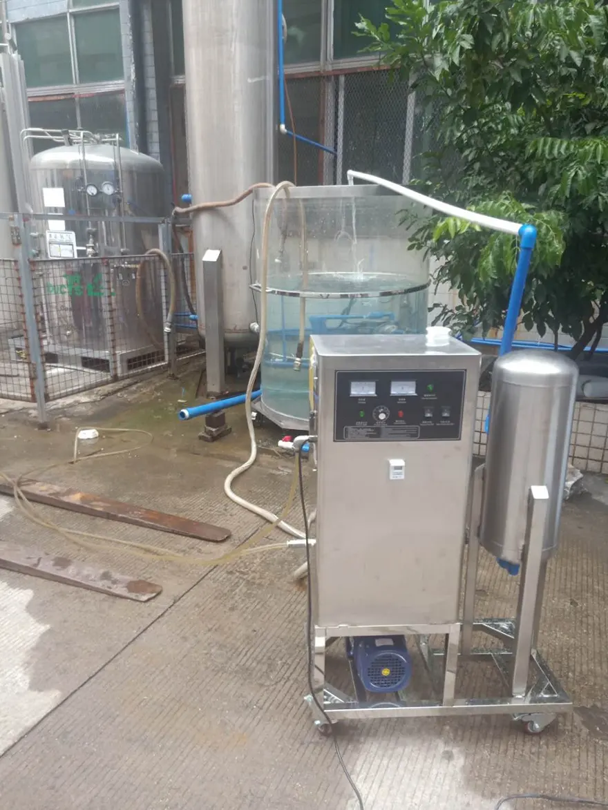 Ozonador ozonizado para água, máquina de irrigação agrícola, tratamento de água, 20 g/h