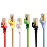 Rapide extérieur 10M 20M 25M 30M 50M Cat 6 6A 7 8 Rj45 intérieur Cat6 Cat6A Cat7 Cat8 Sftp cordon de raccordement Lan réseau Ethernet câble