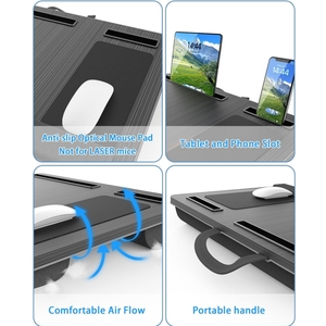 Lớn Xách Tay Máy Tính Xách Tay Bàn Với Cổ Tay Phần Còn lại Chuột Pad Đệm Ngăn Kéo Tổ Chức Cho Người Lớn Cho Điện Thoại Và Máy Tính Bảng Tổ Chức - Product Image 4