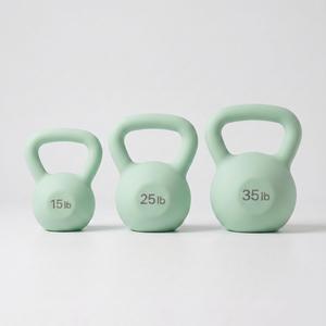 Kettlebell en fonte recouverte de silicone écologique, poids réglable, kettlebells portables antidérapants pour le corps entier - Product Image 4