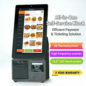 15.6インチ タッチスクリーン Android POSシステム オールインワン メタルキャッシュレジスター クアッドコア RK3566 CPU 2G/4G/8G RAM 32G/64G ストレージ <span class=keywords><strong>3</strong></span>年保証 - Product Image 2