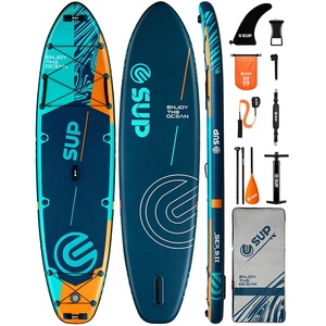 Tabla de <span class=keywords><strong>Paddle</strong></span> inflable de pie de 11'6 pies, ISUP ancho estable para <span class=keywords><strong>2</strong></span> + 1 <span class=keywords><strong>Personas</strong></span>, tabla de <span class=keywords><strong>Surf</strong></span> completa para aventuras familiares - Product Image 6