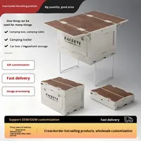 Boîte de rangement pliable et étanche en PP pour camping et pique-nique, portable et multifonctionnelle XZ-50L pour salle d'étude