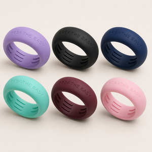 เคสซิลิโคน Oura Ring 5/4 Galaxy Ring RingConn Ultrahuman ลายลาเวนเดอร์แบบนูน ป้องกันแหวนอัจฉริยะ พร้อมสลักข้อความตามสั่ง คำว่า Yoga - Product Image 5