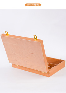 CPatrick Fournisseur d'articles d'art en gros Boîte à outils de dessin portable en bois pour artiste avec <span class=keywords><strong>palette</strong></span> - Product Image 4