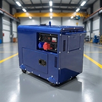 Leiser Dieselgenerator Luftgekühlt 3kVA 5kVA 10kVA Elektrischer Start Tragbares Stromaggregat für Heim- und Industriegebrauch CE-Zertifiziert