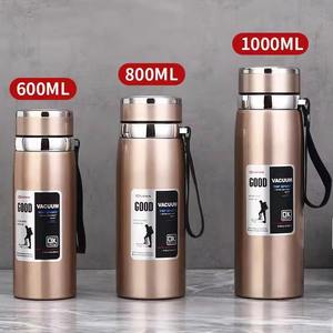 1000ml Grande Capacité Design Classique Portable Vide Thermos Tasse 316 En Acier Inoxydable Cadeaux D'affaires Thé Séparation <span class=keywords><strong>Ventre</strong></span> Motif - Product Image 2