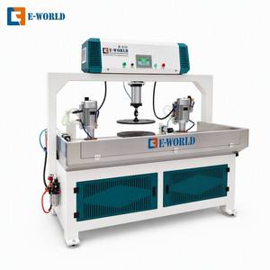 Máquina de biselado de vidrio de dos cabezales con PLC, máquina de biselado de vidrio de forma irregular de doble cabezal - Product Image 1